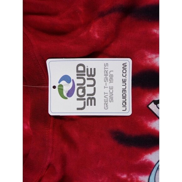 Liquid Blue Pink Floyd The Wall Walking Hammers Tie Dye Unisex XL NWT #512 - Picture 4 of 6